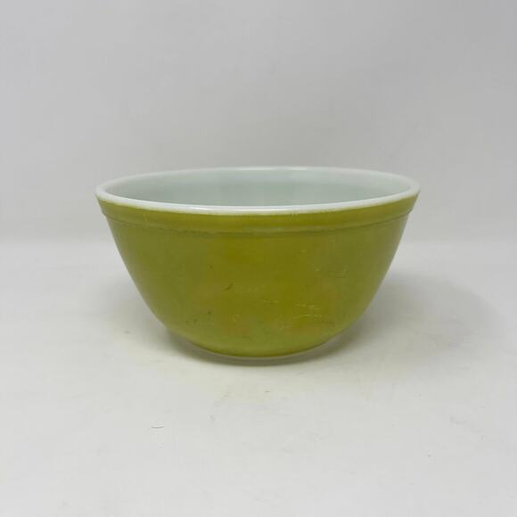 VTG Pyrex 402 Avocado Green 1-1/2 Quart‎ Mixing Bowl MCM - Picture 9 of 9